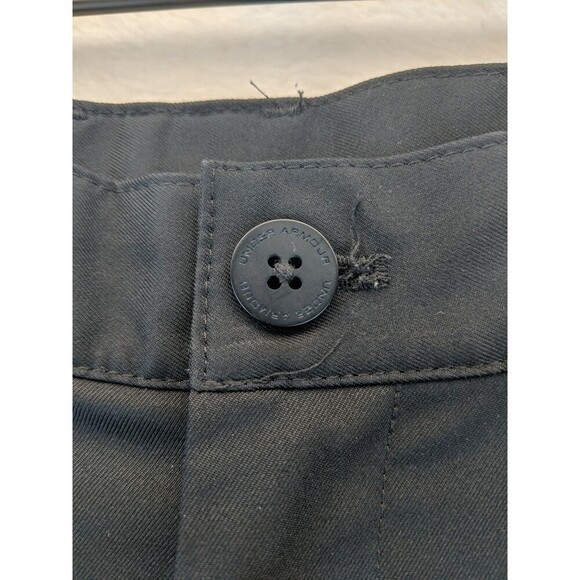 Under Armour Performance Golf Shorts Mens 34R UA Black Stretch Chino - Picture 2 of 13